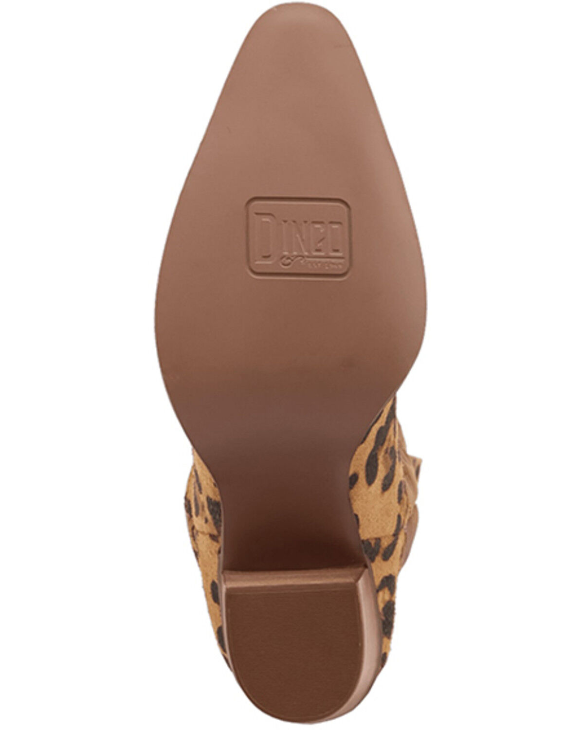 Image #7 - Dingo Women's Hensley Leopard Print Tall Western Boots - Snip Toe, Leopard, hi-res