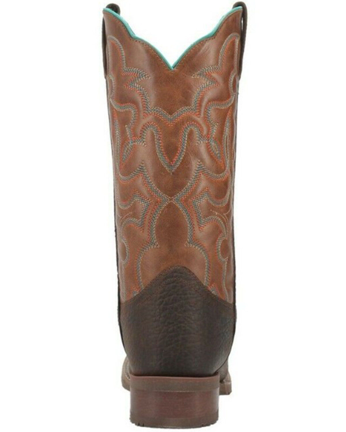 Image #5 - Laredo Men's Odie Western Boots - Broad Square Toe, Dark Brown, hi-res