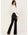 Image #3 - Idyllwind Women's Shadow Lane Mid Rise Debbie Stretch Bootcut Jeans, Black, hi-res