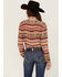 Image #3 - Stetson Women's Serape Stripe Print Long Sleeve Button Down Shirt, , hi-res