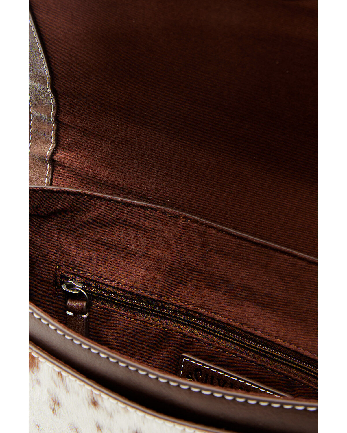 Image #4 - Shyanne Women's Southwestern Hair-On Crossbody Bag, Dark Brown, hi-res