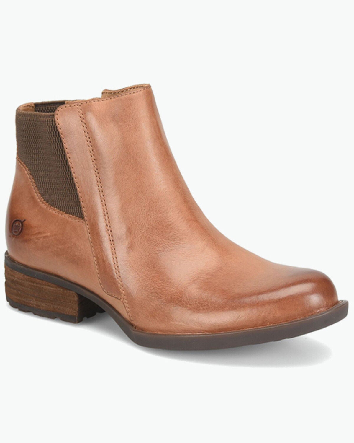 Image #1 - Born Women's Kendyl Casual Boots - Round Toe, Brown, hi-res