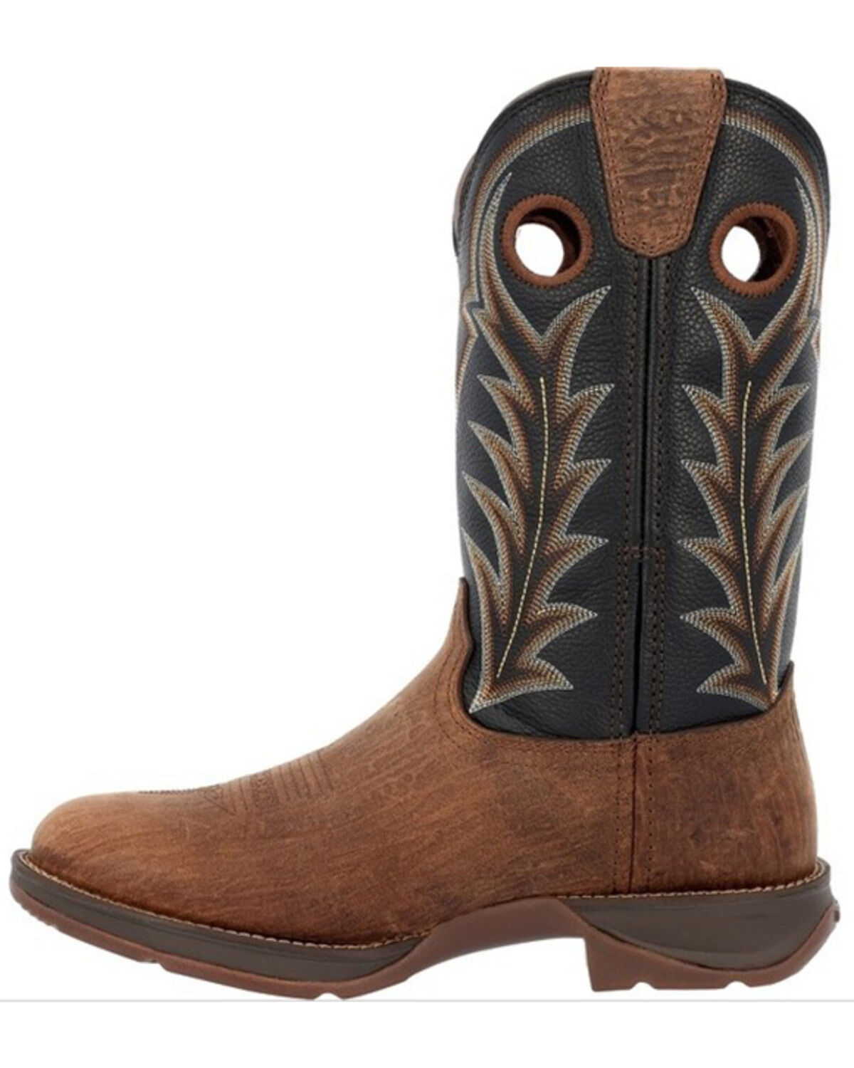 Image #3 - Durango Men's Rebel Performance Western Boots - Round Toe, Black, hi-res