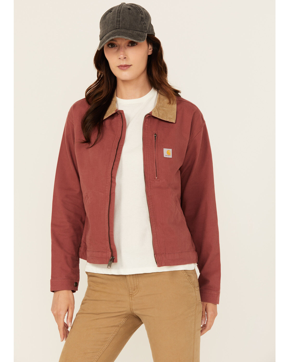 Carhartt Women's Rugged Flex® Loose Fit Canvas Detroit