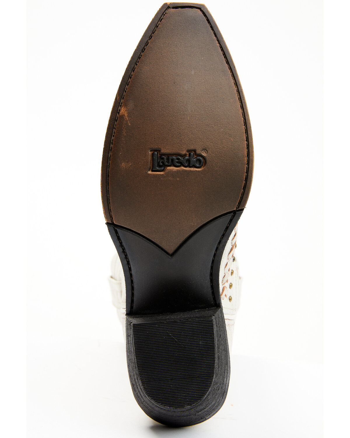 Image #7 - Laredo Women's Bone Embellished Booties - Snip Toe, Off White, hi-res