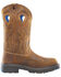 Image #2 - Steel Blue Men's Blue Heeler Wellington Work Boots - Steel Toe, Brown, hi-res