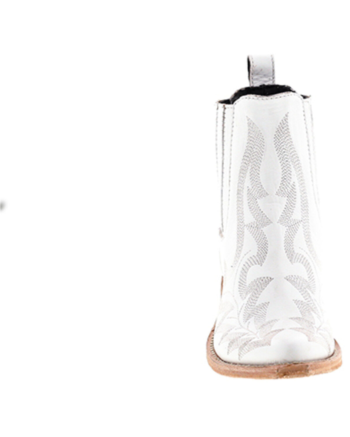 Image #4 - Liberty Black Women's Simone Classic Embroidered Booties - Snip Toe, White, hi-res
