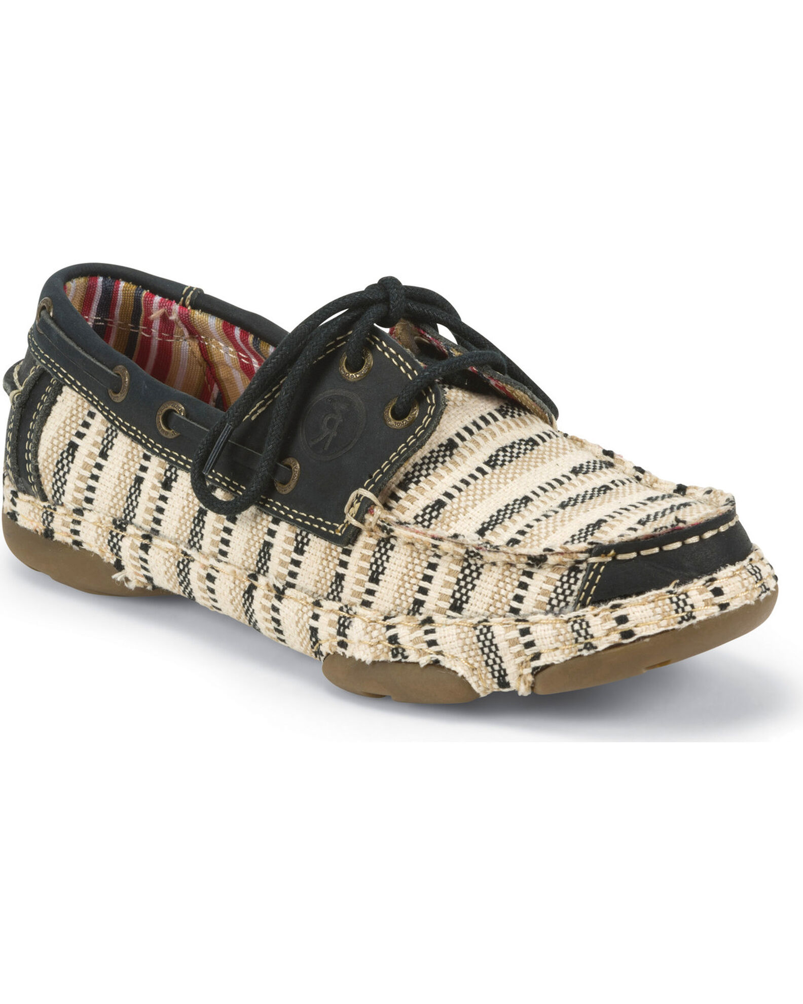 Tony Lama Women s Canvas 3R Casual Lace Up Shoes Boot Barn