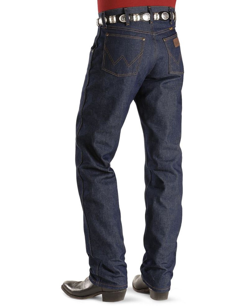 wrangler cowboy cut rigid indigo original fit jeans