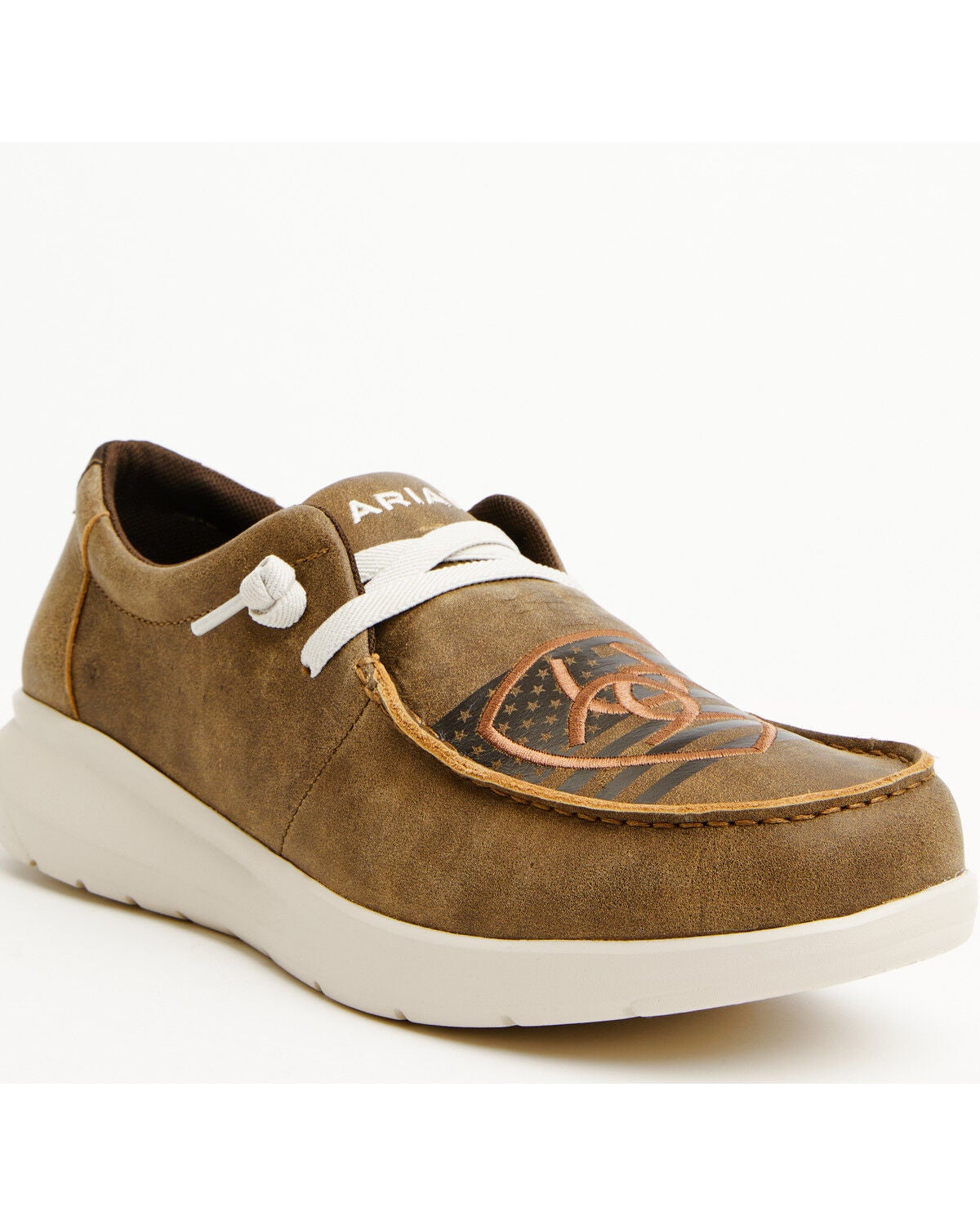 Ariat Men's Hilo Casual Shoes - Moc Toe, Brown, hi-res