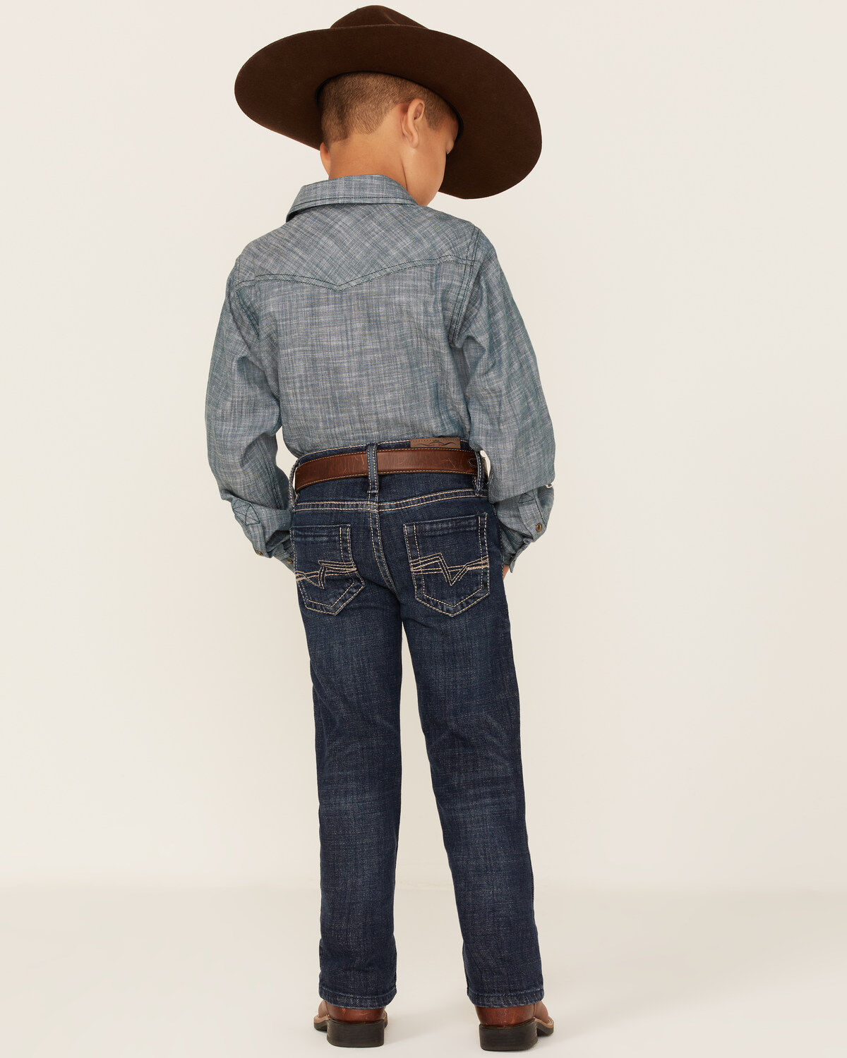 Image #3 - Cody James Boys' Maverick Dark Wash Stretch Straight Jeans, , hi-res