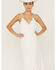 Image #2 - Wishlist Women's Side Tie Double Strap Midi Dress, Ivory, hi-res