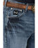 Image #2 - Cinch Men's Black Label 2.0 Medium Wash Loose Fit Tapered Denim Jeans, Indigo, hi-res