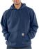 Image #2 - Carhartt Men's Hooded Sweatshirt - Big & Tall, Navy, hi-res