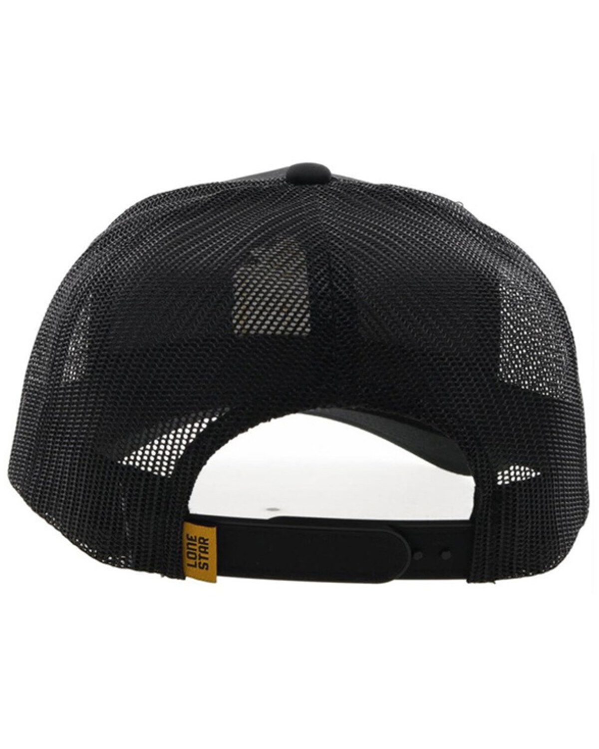 Image #2 - Hooey Men's Lone Star Mesh Back Trucker Cap, Black, hi-res