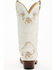 Image #5 - Shyanne Women's Byrdie Crack Embroidered Western Boots - Round Toe, Ivory, hi-res