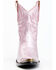 Image #4 - Idyllwind Women's Tickled Pink Metallic Leather Fashion Western Booties - Round Toe, Pink, hi-res