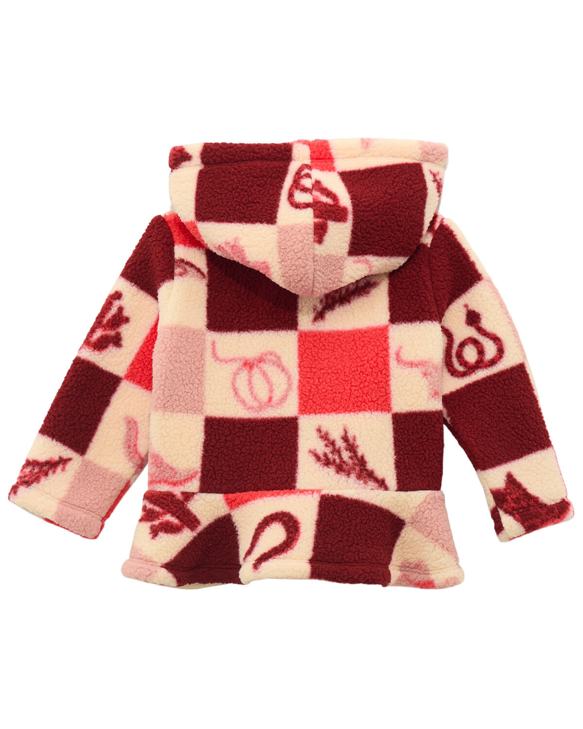 Image #2 - Wrangler Toddler Girls' Conversational Sherpa Jacket, Pink, hi-res