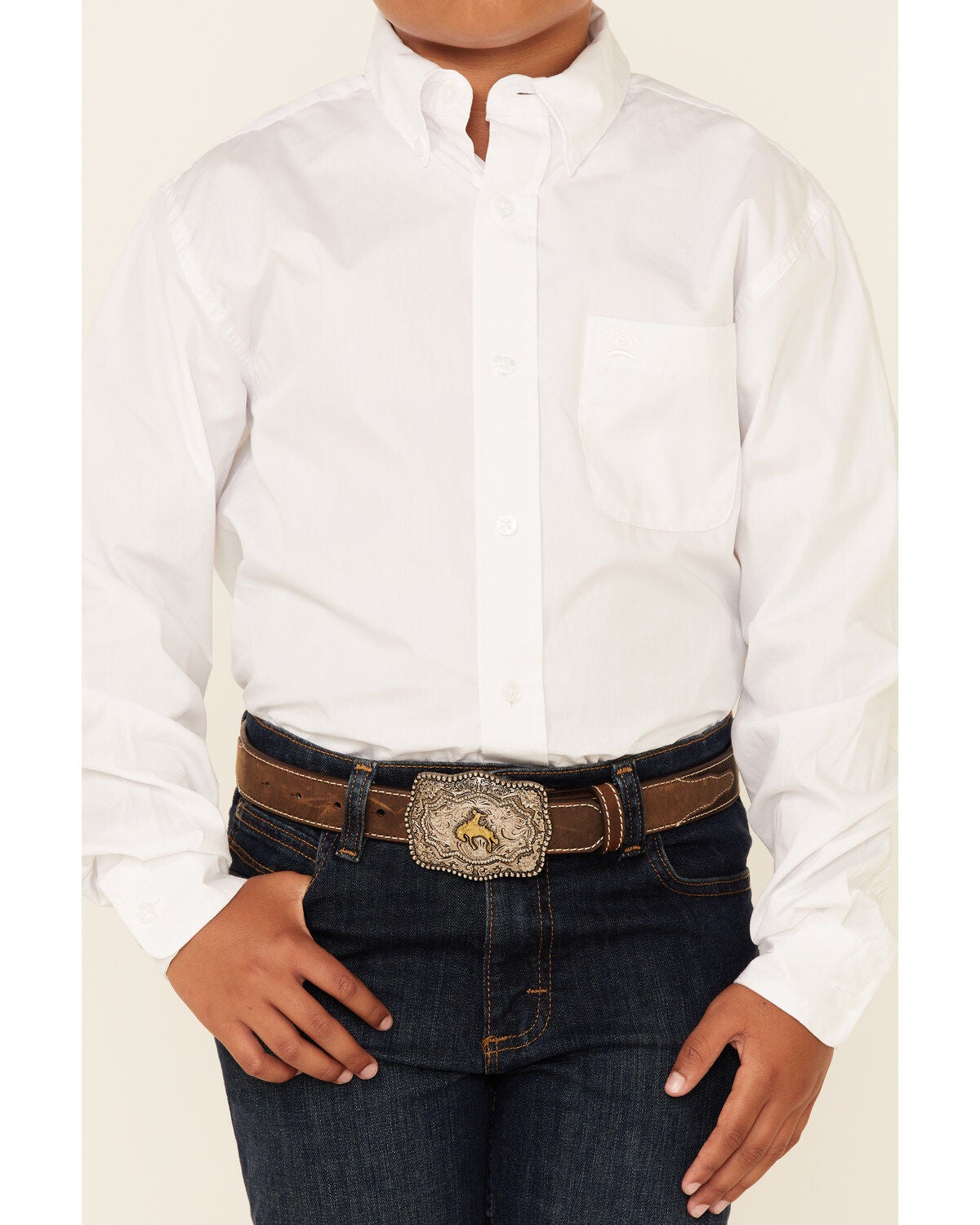 Boy's Long Sleeve Cinch Shirt - MTW7060369 main image 1