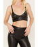 Any Old Iron Women's Studded Leather Bralette , Black, hi-res