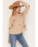Image #1 - Idyllwind Women's Hastings Rhinestone Pullover Sweater, Khaki, hi-res