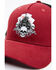 Cody James Men's Skull Cards Graphic Mesh-Back Ball Cap , Red, hi-res