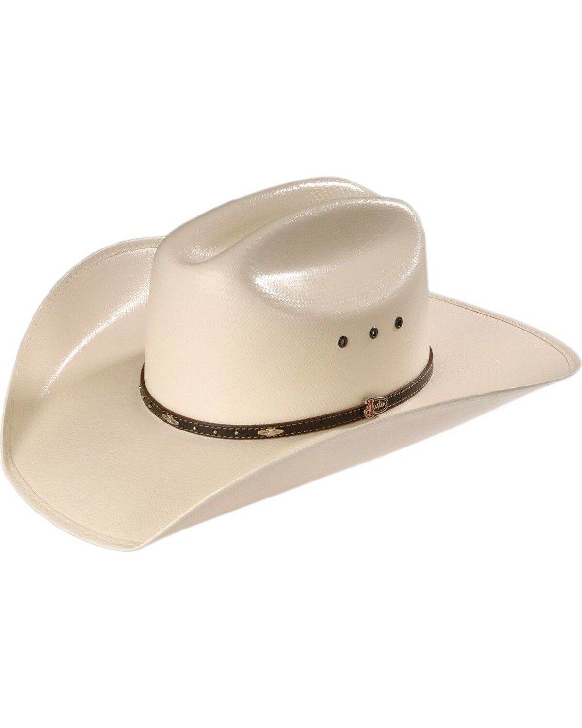 Image #1 - Justin Black Hills 20X Straw Cowboy Hat, Natural, hi-res