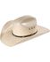 Image #1 - Justin Black Hills 20X Straw Cowboy Hat, Natural, hi-res