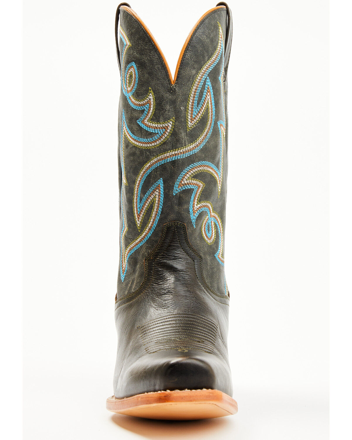 Image #2 - Dan Post Men's Freeman Western Boots - Square Toe, Brown, hi-res