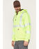 Carhartt Men's Hi-Vis Loose Fit Thermal Full-Zip Hooded Work Jacket, Bright Green, hi-res