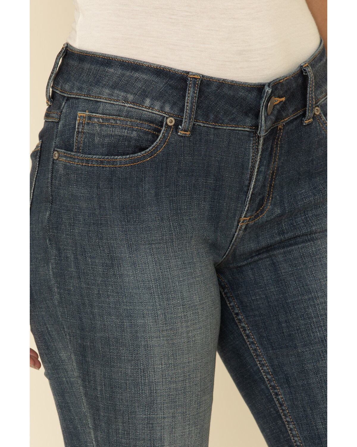 Image #4 - Wrangler Women's Mid Rise Bootcut Jeans  , , hi-res