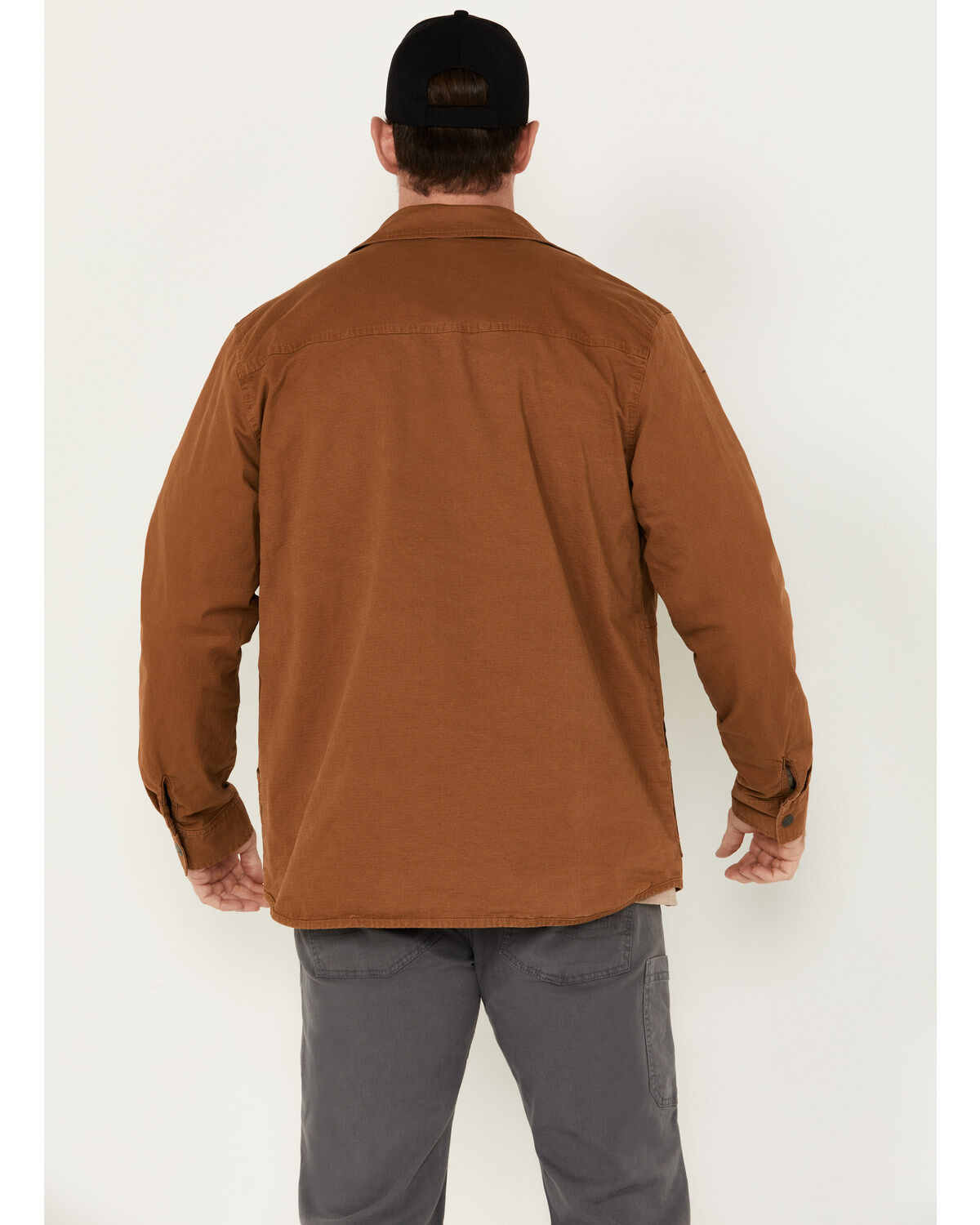 Image #4 - Hawx Men's Weathered Ripstop Jacket, Rust Copper, hi-res
