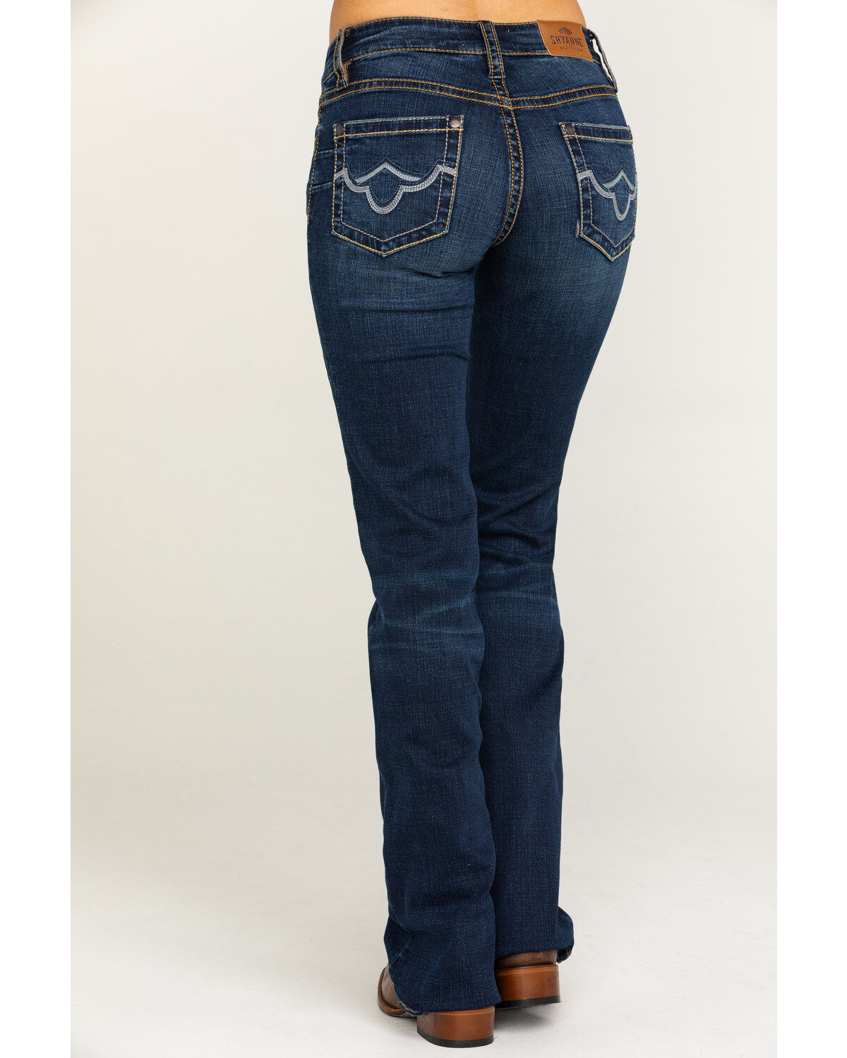 Image #4 - Shyanne Women's Dark  Wash Cool Nights Riding Jeans , , hi-res