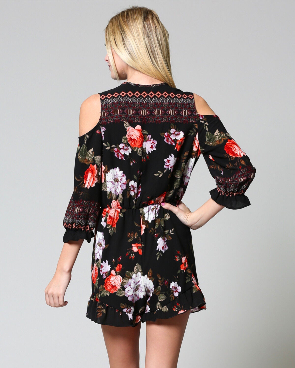 denim jacket yellow stripe