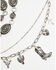Image #4 - Shyanne Women's Layered Charm Concho Chain Belt, Silver, hi-res