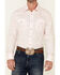 Image #3 - Roper Men's Amarillo Collection Solid Long Sleeve Western Shirt, Pink, hi-res