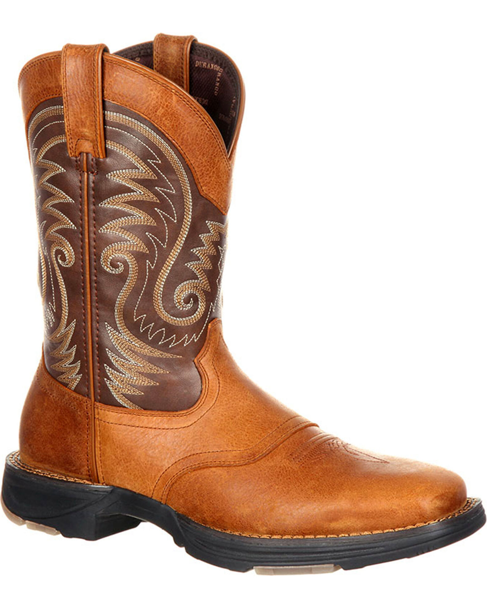 Durango Men s Brown Ultralite Western Saddle Boots Square Toe Boot Barn