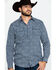 Image #1 - Moonshine Spirit Men's Viper Room Floral Print Long Sleeve Western Shirt , , hi-res