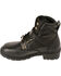 Image #2 - Milwaukee Leather Women's Side Buckle Plain Toe Boots - Round Toe, Black, hi-res