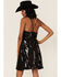 Image #4 - Wishlist Women's Black Sequins Tie-Back Strap Mini Dress, , hi-res