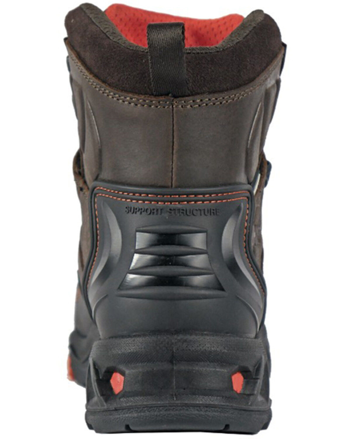 Image #5 - Hoss Men's Traverse 6" Lace-Up Waterproof Work Boots - Composite Toe, Brown, hi-res