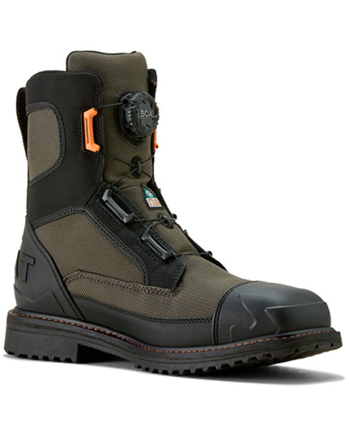 Ariat Men's 8" RigTEK Wildcat Work Boots - Composite Toe, Charcoal, hi-res