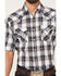 Image #3 - Ely Walker Men's Plaid Print Short Sleeve Snap Western Shirt - Big, , hi-res