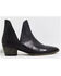Image #2 - Free People Women's Charm Double V Ankle Fashion Booties - Round Toe, Black, hi-res