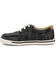 Wrangler Footwear Youth Classic Low Top Shoe, Black/white, hi-res