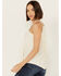Image #2 - Shyanne Women's High Neck Tank, Cream, hi-res