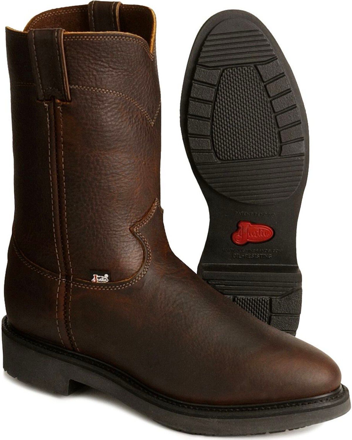 Image #2 - Justin Men's Work Boots, , hi-res