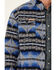 Image #3 - Powder River Outfitters Men's Blue Southwestern Print Button-Front Wool Shirt Jacket, Blue, hi-res