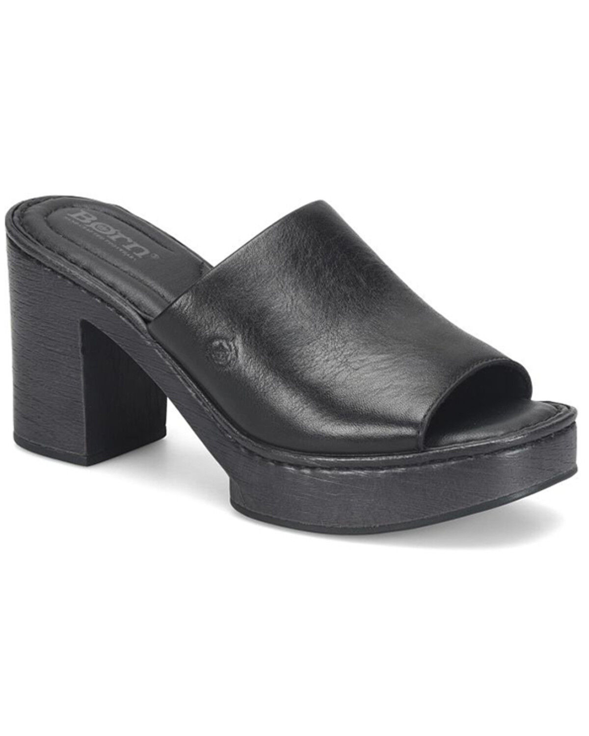 Image #1 - Born Women's Nix Platform Sandals, Black, hi-res