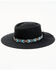 Idyllwind Women's Draw The Line Beaded Band Wool Felt Western Hat , Black, hi-res